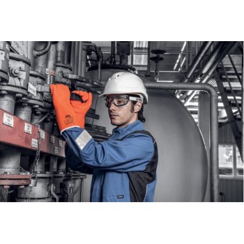 Gant protection chimique polyvalente UCHEM 3500 3121X ACJKLMNOPST UVEX chimie