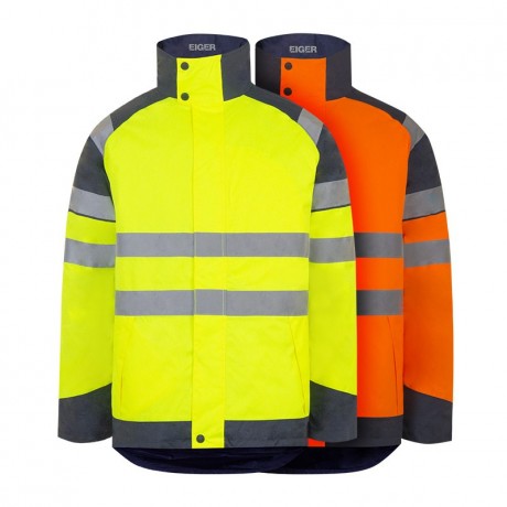 Parka haute visibilité doublée polaire EIGHER T2S