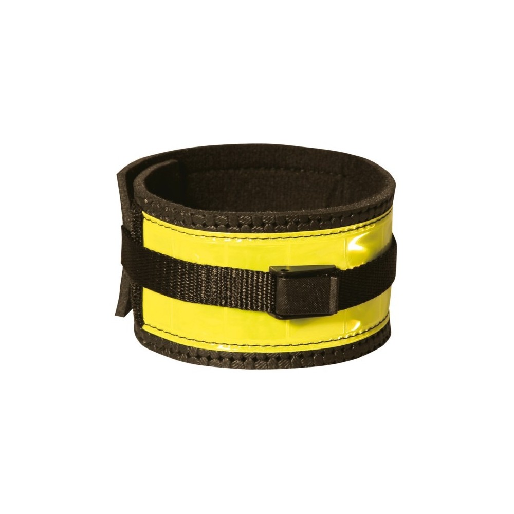 Paire de guêtre équitation réfléchissante jaune