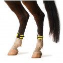 Paire de guêtre équitation réfléchissante jaune