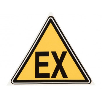 Panneau danger explosion rigide EX