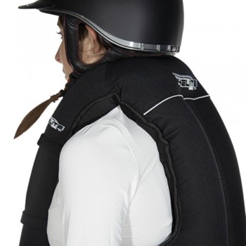 Airbag cavalier protection chute de cheval HELITE gonflé dos