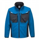 Veste T750 Softshell WX3 bleue imper respirante doublée micro polaire
