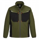 Veste T750 Softshell WX3 vert olive imper respirante doublée micro polaire