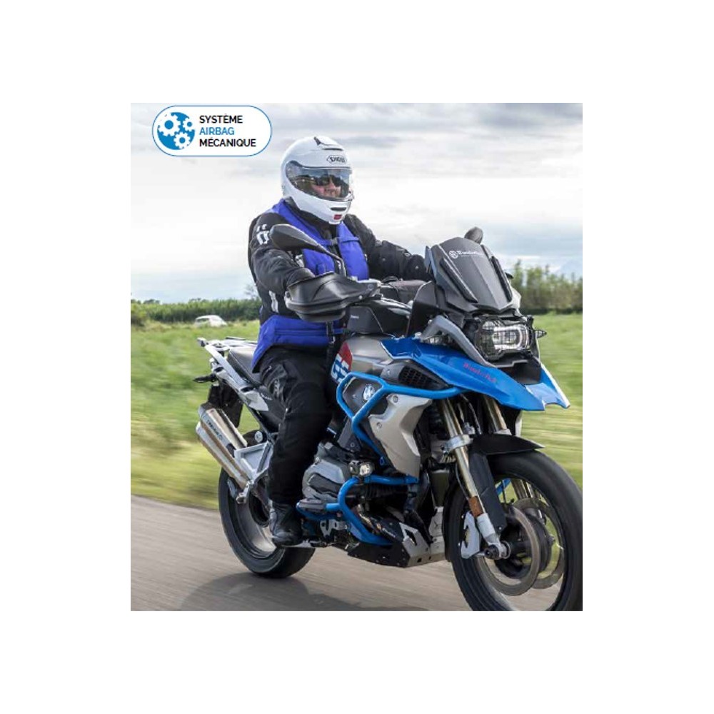 Airbag MOTO AIRNEST sécurité mécanique multi color HELITE