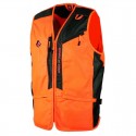 Gilet chasse sans manche anti ronce orange TREELAND