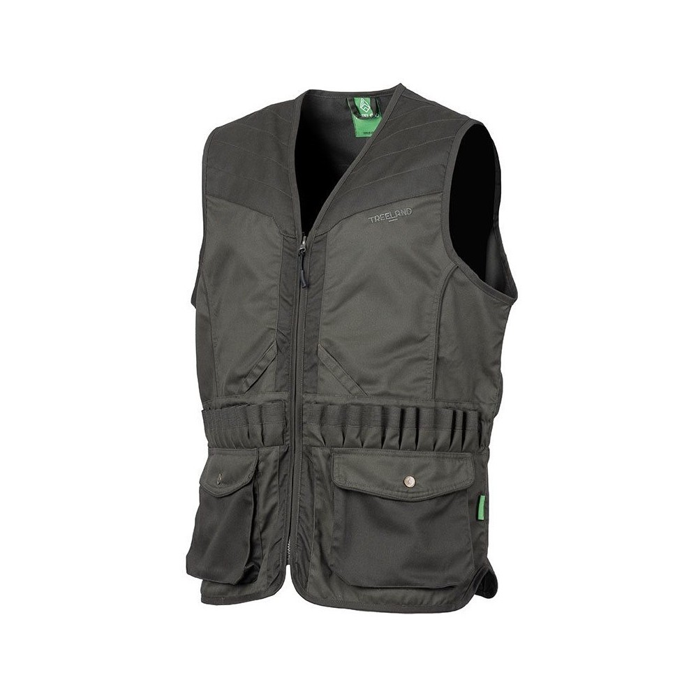 Gilet chasse sans manche KAKI TREELAND