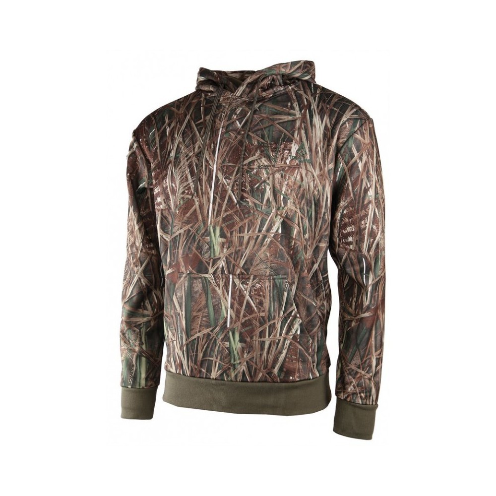 Sweat à capuche chasse polaire camouflage FOREST TREELAND
