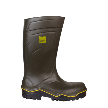 Botte de travail nouvelle génération RUBBER 04 verte SOLIDUR