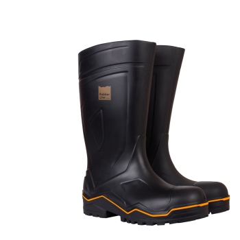 Botte de sécurité nouvelle génération RUBBER S5 noir SOLIDUR