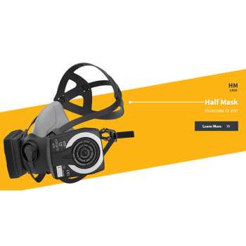 HM1400 demi masque taille M CORPRO sans cartouches