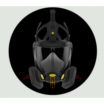 KIT FFM 1600 masque complet CORPRO avec filtres poussières P3R