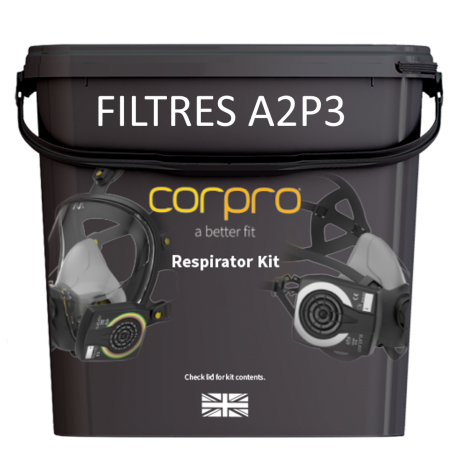 KIT masque complet 1600 CORPRO avec filtres A2P3 R