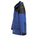 Parka de travail 3 en 1 hiver et mi saison froid et pluie twister bleu profil