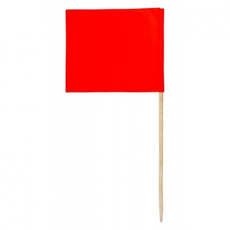 Fanion de signalisation obstacle type K1 rouge