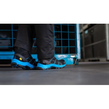 Chaussure HAIX Black Eagle Safety 40 Mid black blue sécurité GORE TEX® HAIX
