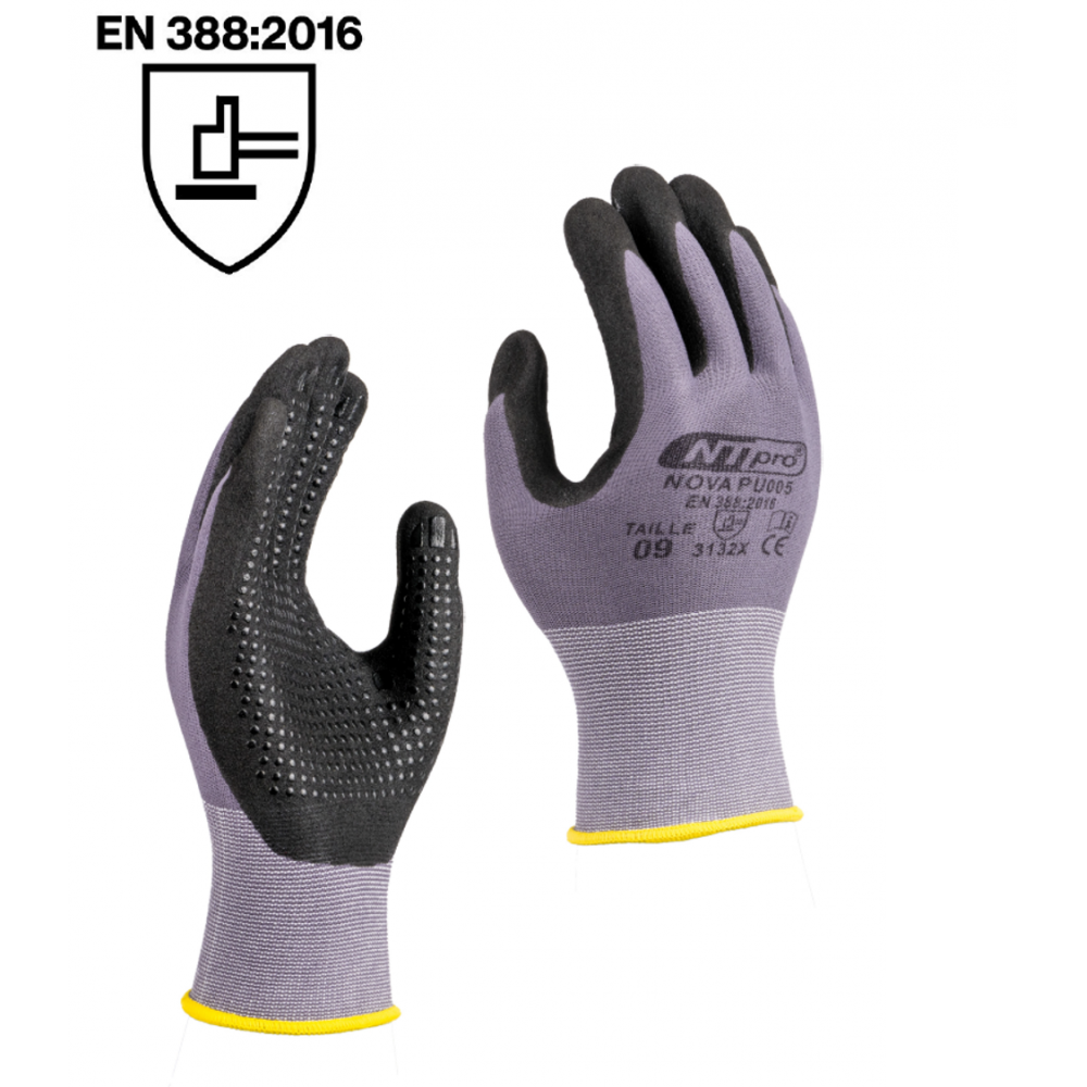 Gant technique enduit mousse de nitrile 4132 NOVA PU005 NT PRO