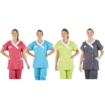Tunique femme aide soignante TANA bicolore PBV