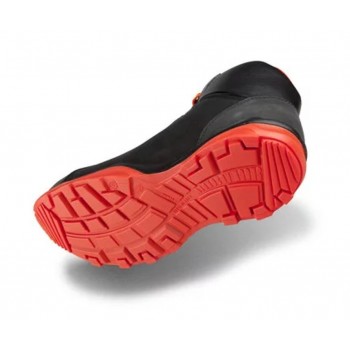 Chaussure sécurité haute RUN-R 300 HIGH S3 Noir / Orange Nubuck huilé