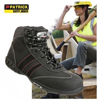 Chaussure sécurité ISIS femme haute S3 hydrofuge cuir Safety Jogger