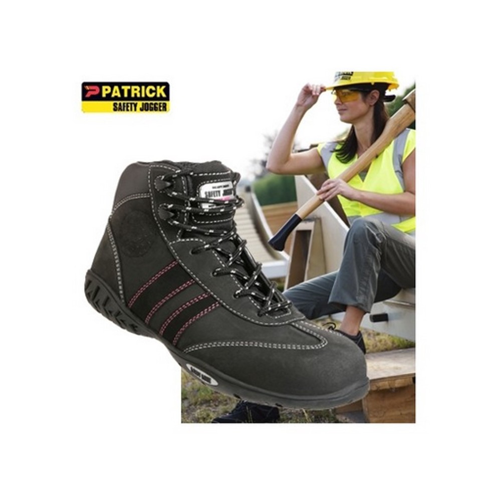 Chaussure sécurité ISIS femme haute S3 hydrofuge cuir Safety Jogger