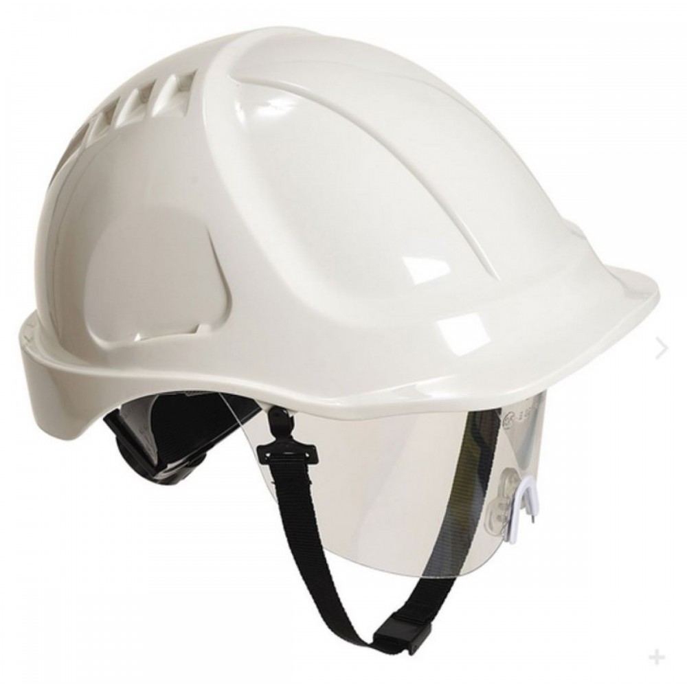 Casque de chantier PLUS VISOR lunette avec crémaillère Casque de chantier PLUS VISOR lunette avec crémaillère