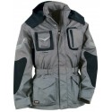 Parka de travail imper respirante ICESTORM grand froid gris noir