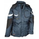 Parka de travail imper respirante ICESTORM grand froid bleu marine noir