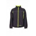 Veste de travail Softshell BASALT NEON PLANAM 6290 anthracite jaune face