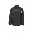 Veste de travail Softshell BASALT NEON PLANAM 6290 anthracite jaune dos