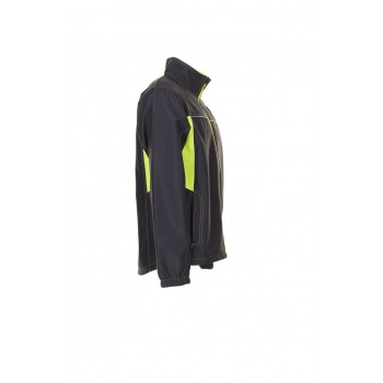 Veste de travail Softshell BASALT NEON PLANAM 6290 anthracite jaune profil 1