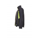 Veste de travail Softshell BASALT NEON PLANAM 6290 anthracite jaune profil 2