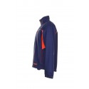 Veste de travail Softshell BASALT NEON PLANAM 6291 marine orange profil 2