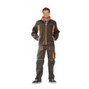 Veste de travail Softshell BASALT NEON PLANAM 6292 vert olive orange