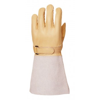 Sur gant électricien cuir pour gant en caoutchouc isolant EUROHEAT 2550 dos