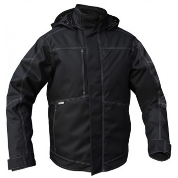 Veste hiver haut de gamme MINSK robuste et imperméable noire