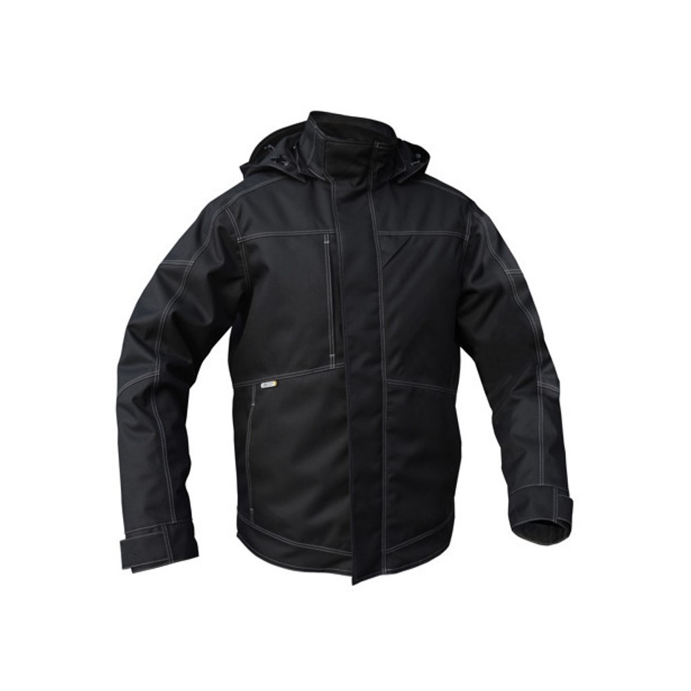 Veste hiver haut de gamme MINSK robuste et imperméable noire