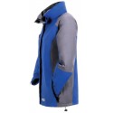 Veste Femme 3 en 1 avec polaire amovible Shape bleu gris planam profil