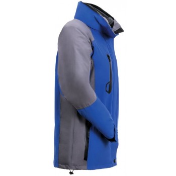 Veste Femme 3 en 1 avec polaire amovible Shape bleu gris planam profil