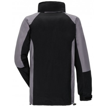 Veste Femme 3 en 1 avec polaire amovible Shape noir gris planam dos