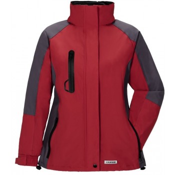 Veste Femme 3 en 1 avec polaire amovible Shape rouge gris planam