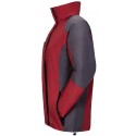 Veste Femme 3 en 1 avec polaire amovible Shape rouge gris planam profil