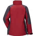 Veste Femme 3 en 1 avec polaire amovible Shape rouge gris planam dos