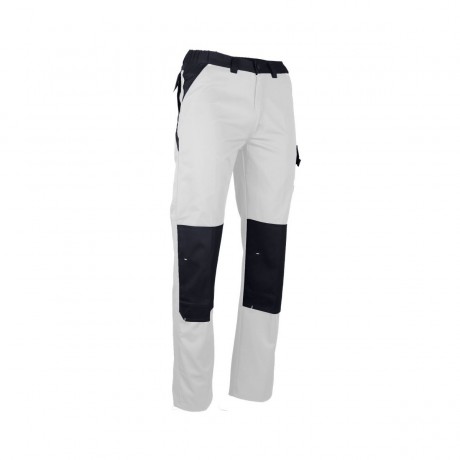 Pantalon multipoche blanc NUANCIER LMA