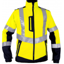 Gilet softshell manches amovibles classe 2 jaune