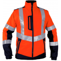 Gilet softshell manches amovibles classe 2 orange