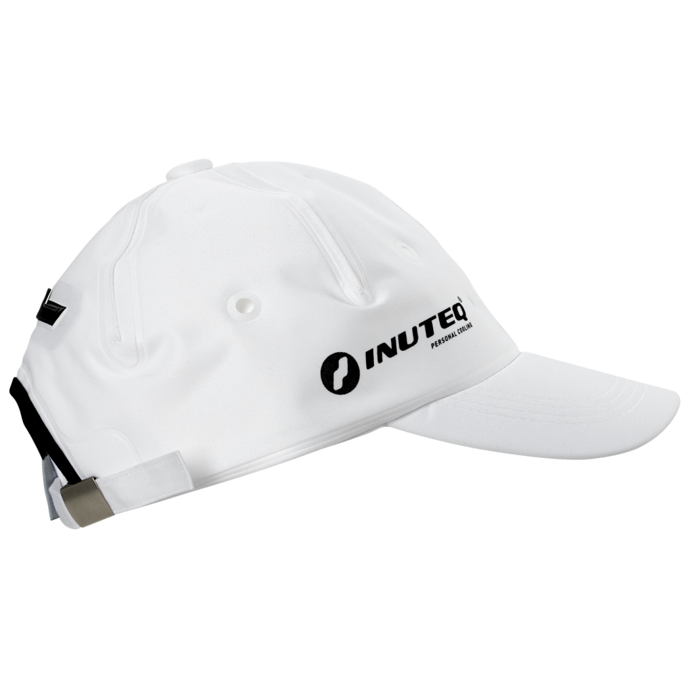 Casquette rafraîchissante HEADCOOM SMART ZIP INUTEQ blanche Casquette rafraîchissante HEADCOOM SMART ZIP INUTEQ blanche