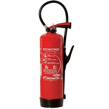Extincteur incendie à Poudre Abc 9 kg DESAUTEL