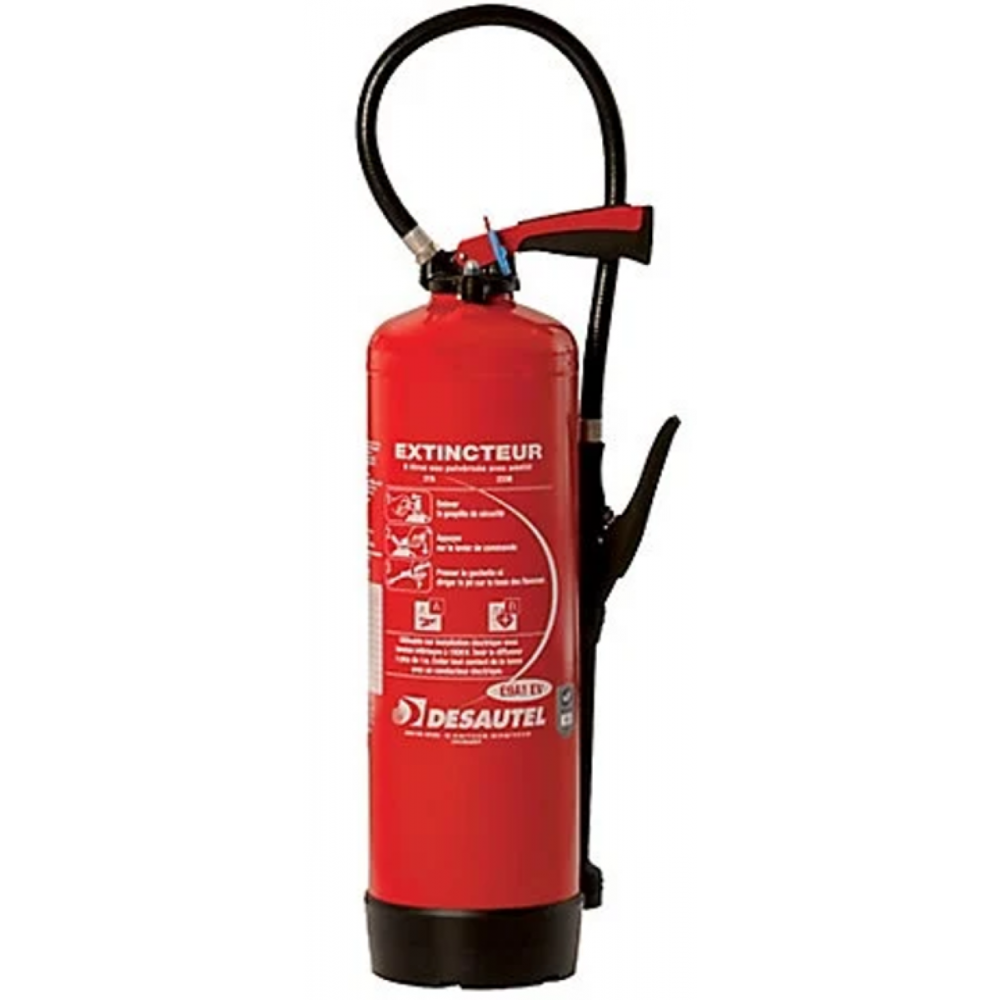 Extincteur incendie à Poudre Abc 9 kg DESAUTEL Extincteur incendie à Poudre Abc 9 kg DESAUTEL