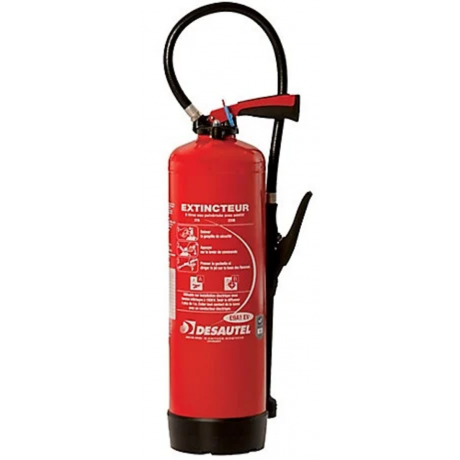 Extincteur incendie à Poudre Abc 9 kg DESAUTEL